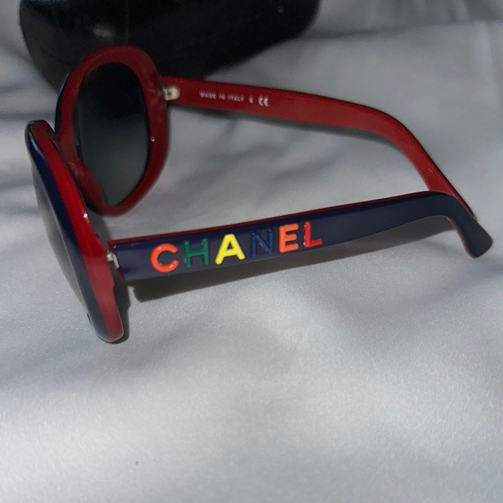 Chanel Red and Blue Women's Sunglasses